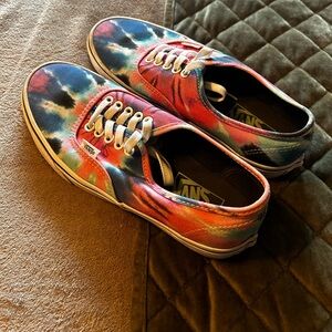 Tie dye vans size 8 - brand new condition